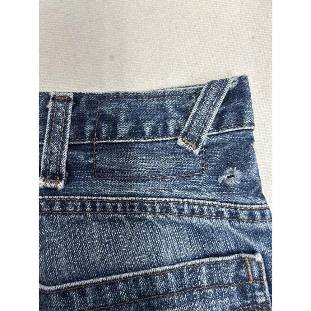 Y2K Levi's SilverTab True Boot Men's Blue Faded Distressed Denim Jeans 38x30